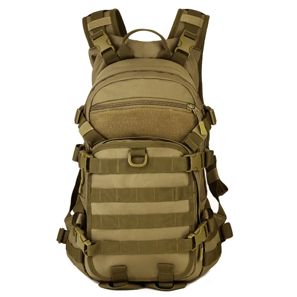 Нейлоновый рюкзак для мужчин вместительная военная сумка ноутбука 25 л с системой