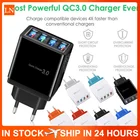 Сетевой адаптер с 4 Usb-портами и поддержкой быстрой зарядки, 3,0 А