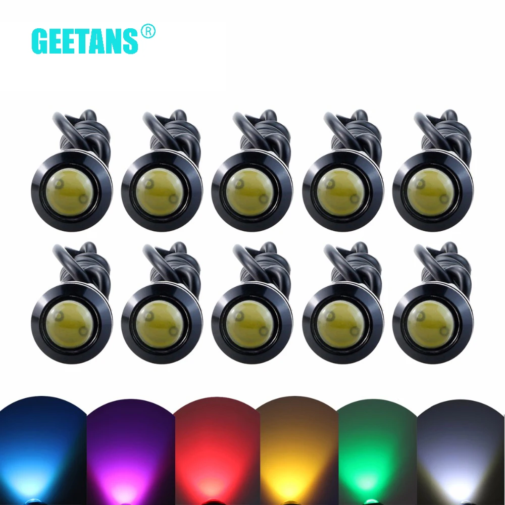 Led 12V Eagle Eye 10 шт./лот дневные ходовые огни Источник резервного копирования сигнал