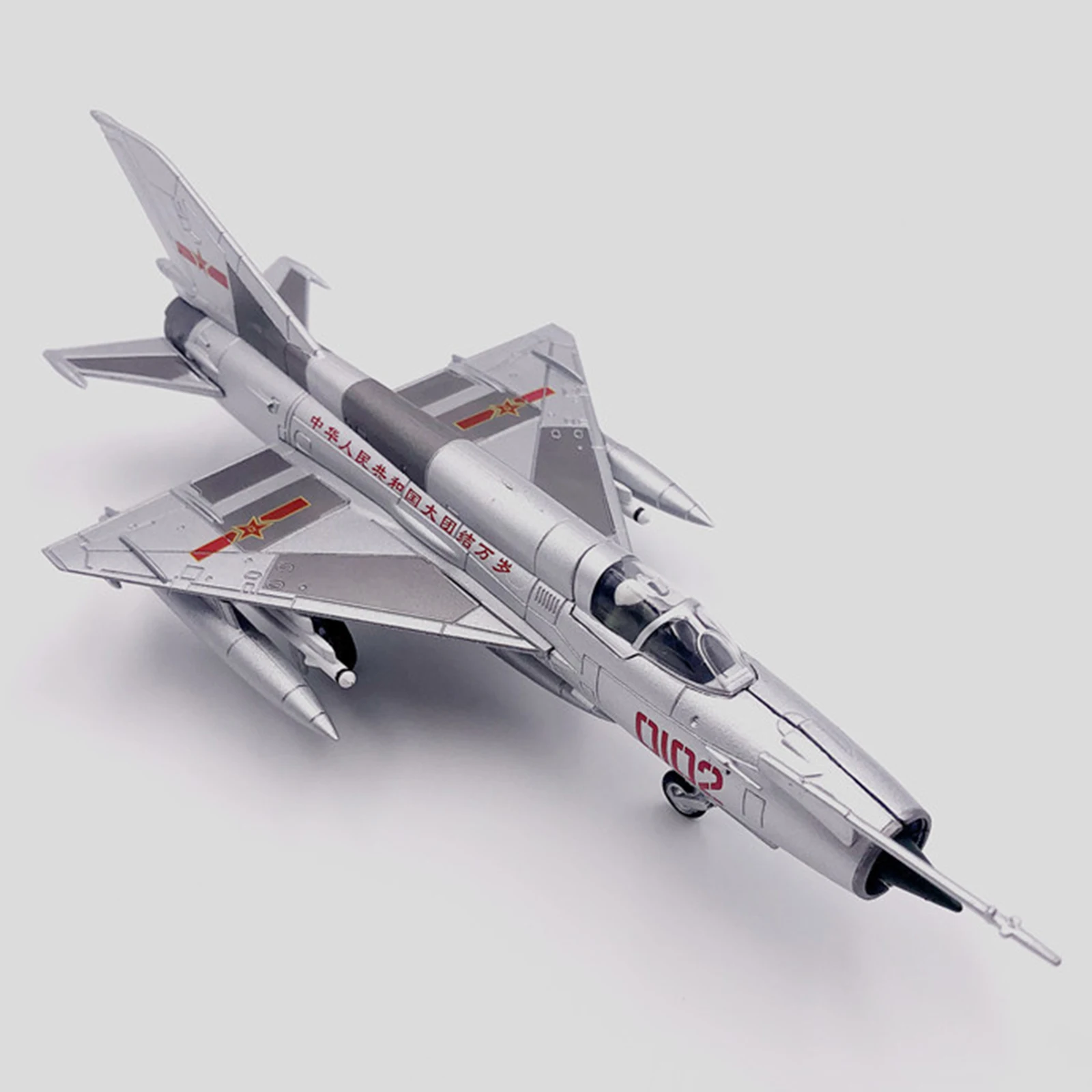 

1/72 Soviet MiG-21 Fighter Model Diecast Toy Airplane Model,Diecast Plane for Collecting and Gift