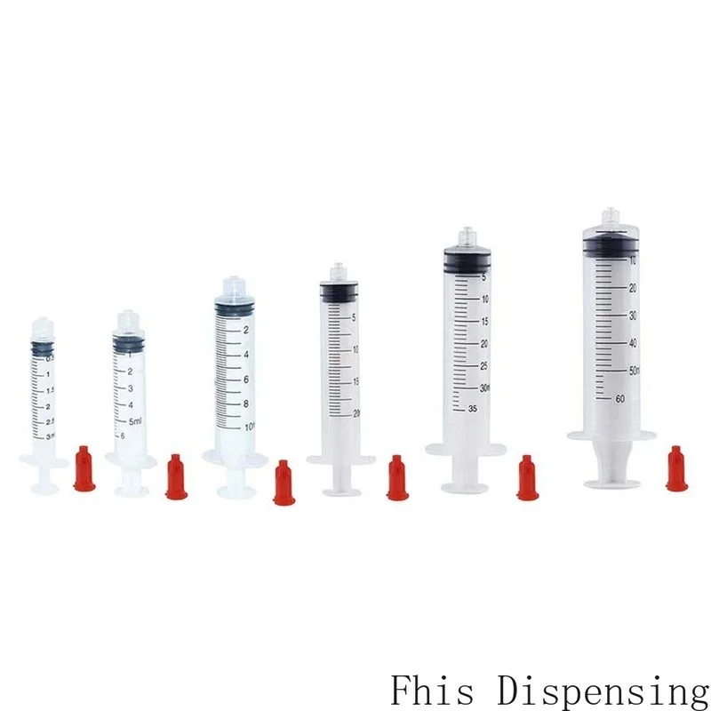 

Dispensing Syringes 3cc 5cc 10cc 20cc 30cc 50cc Plastic with Pack of 10