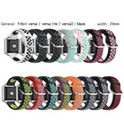 Ремешки для Fitbit Versa LiteVersa 2Blaze, мягкие сменные спортивные ремешки, аксессуары для женщин и мужчин, двухцветные