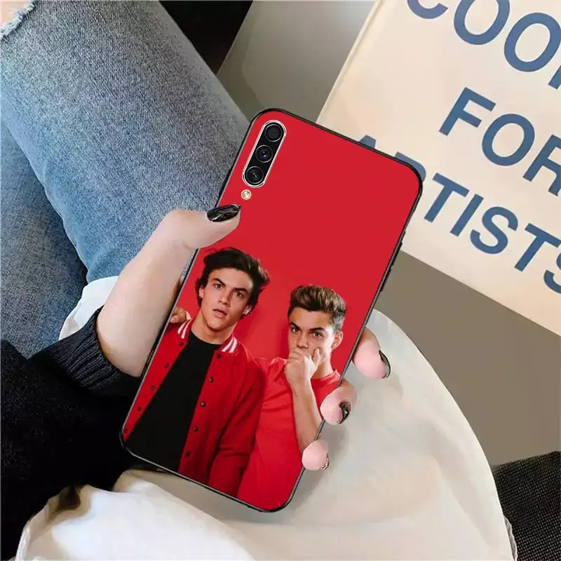 

Dolan Twins Net Red singer Phone Case For Samsung galaxy A S note 10 7 8 9 20 30 31 40 50 51 70 71 21 s ultra plus