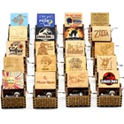 Новая деревянная музыкальная шкатулка с гравировкой You Are My Queen, идеальный подарок для жены, рождественский подарок