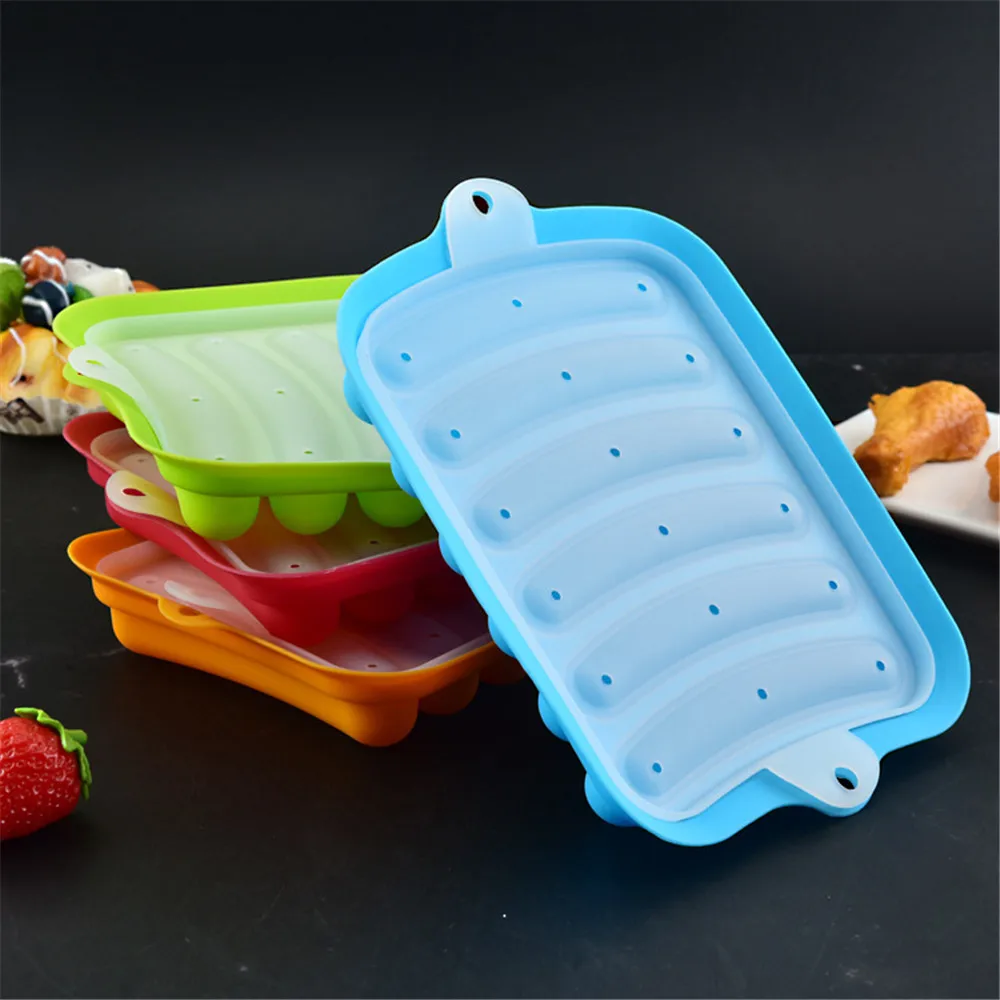 Форма для изготовления колбасы силиконовая многоразовая форма хот-догов и