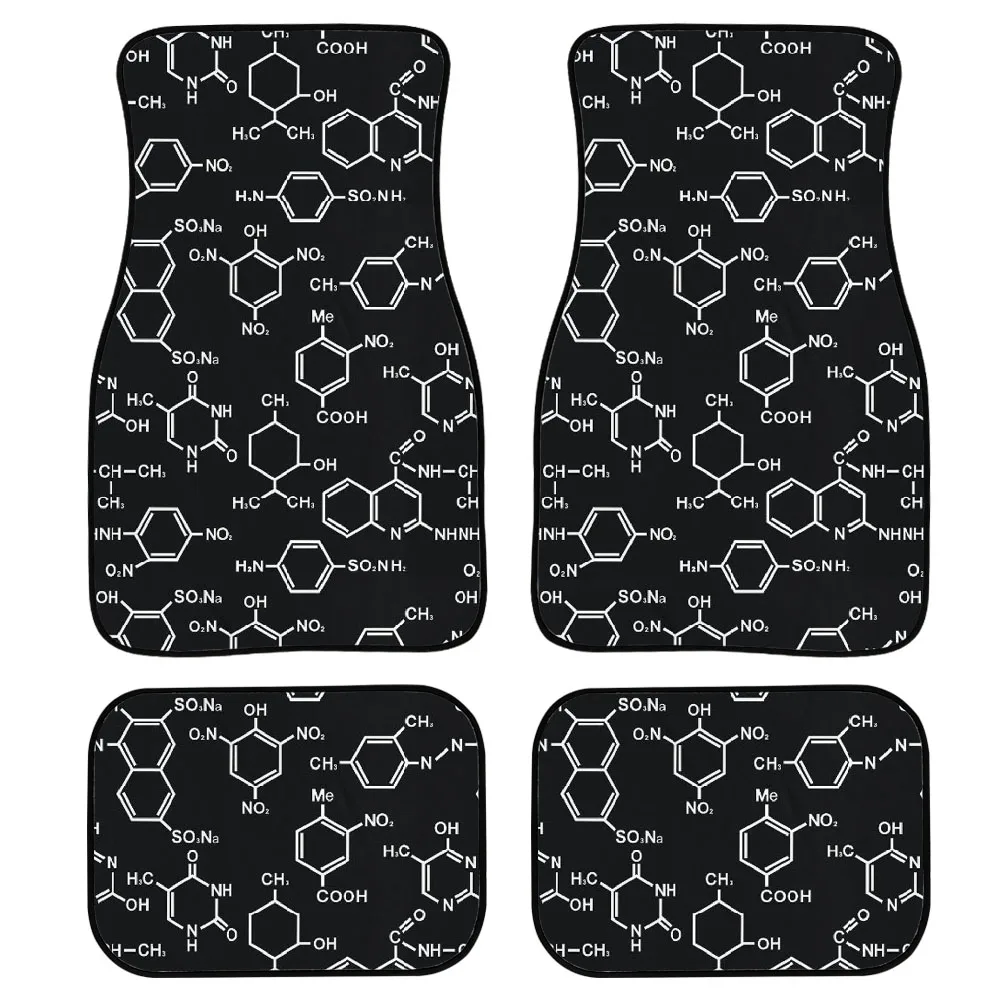 

PinUp Angel Chemical Formula Prints Car Floor Mat Auto Winter Accessories Stylish Car Interior Protector Vehicle Decoration