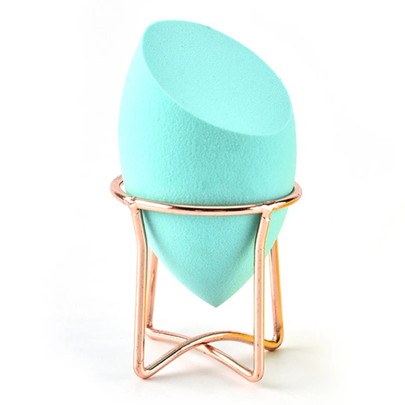 

Hot Sale Metal Makeup Sponge Holder Brand Beauty Makeup Puff Rack Powder Puff Blender Storage Rack Sponge Drying Stand Holder
