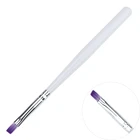 Кисть для рисования УФ гель для ногтей, мягкая линия, ручка для рисования, инструменты для рисования сделай сам, белая ручка, градиентная фиолетовая кисть
