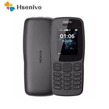 Nokia 106 (2018)Refurbished-Original Nokia 106 Phone Dual card  refurbished Black Phone