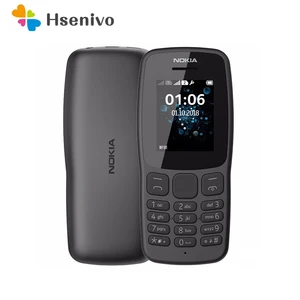 nokia 106 2018refurbished original nokia 106 phone dual card refurbished black phone free global shipping