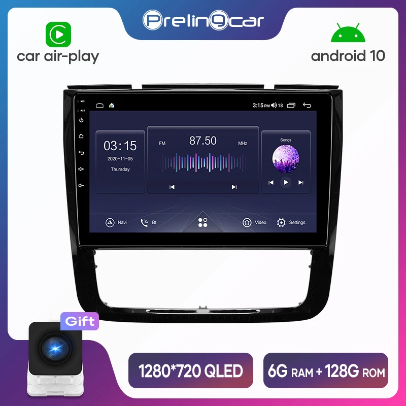 

Автомобильный мультимедийный плеер с GPS-навигацией, Android 10,0, 4G Lte, радио с IPS-экраном для Ford Mustang T70