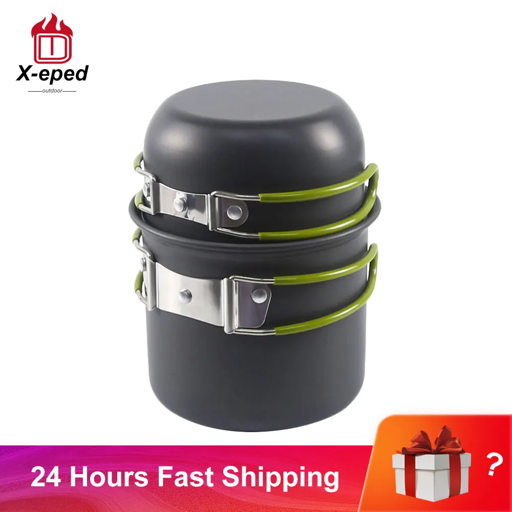Набор посуды X eped для путешествий кемпинга набор готовки Ультралегкая уличная