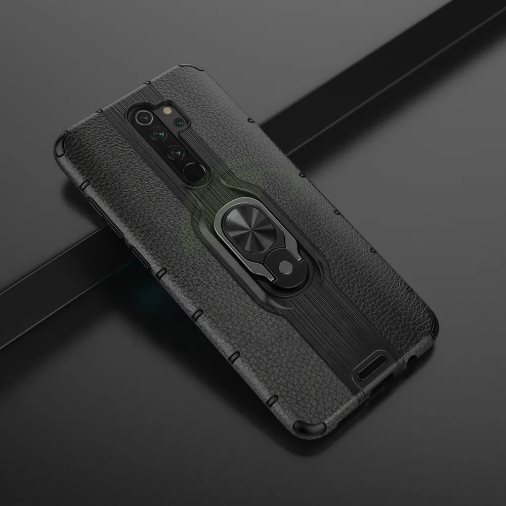Чехол для Xiaomi Redmi Note 8 Pro, чехол, металлическое кольцо, держатель, чехол, ударопрочный защитный бампер для Redmi Note 8, Note8 Pro, чехол с кольцом