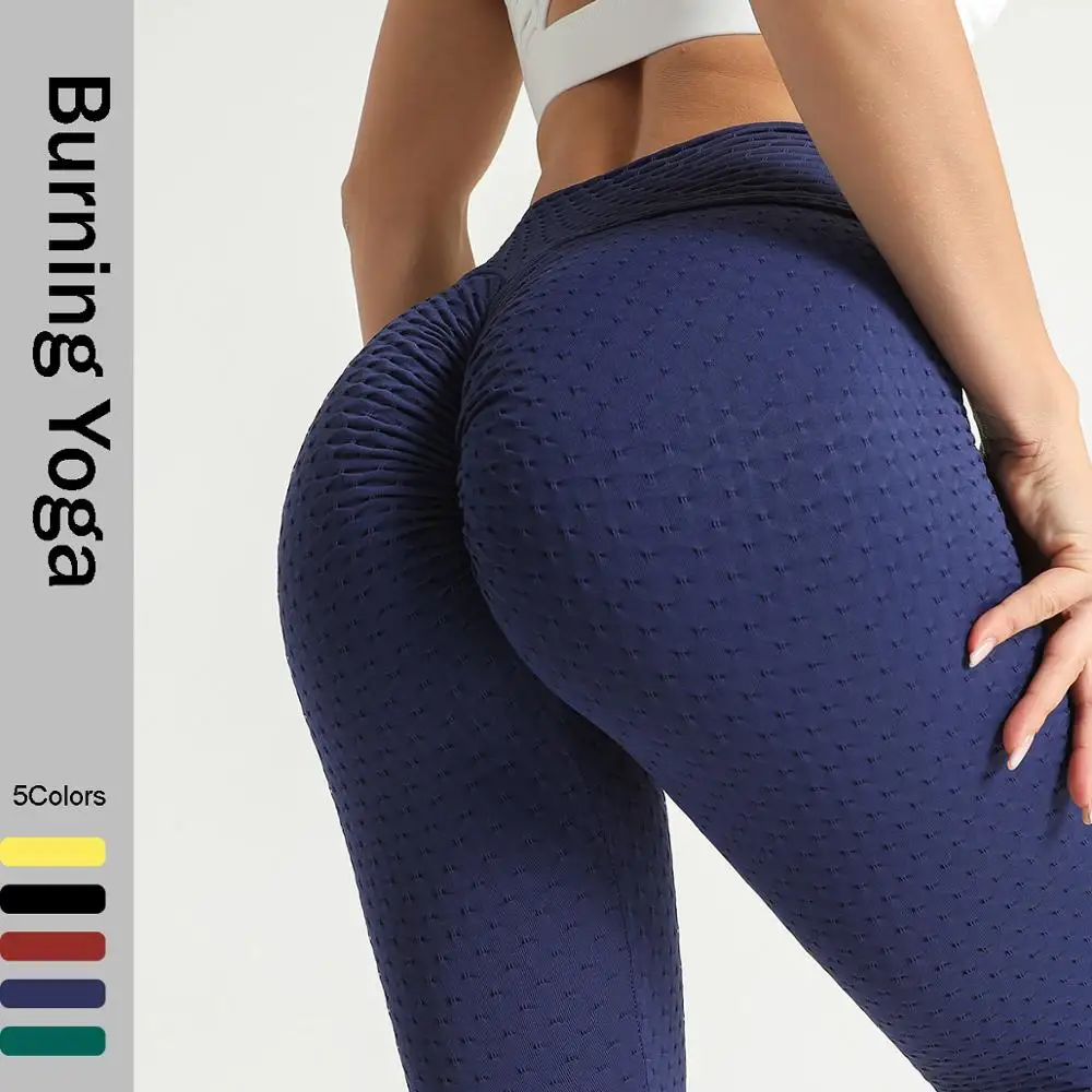 С высокой талией брюки для занятий спортом леггинсы одежда спортивного зала