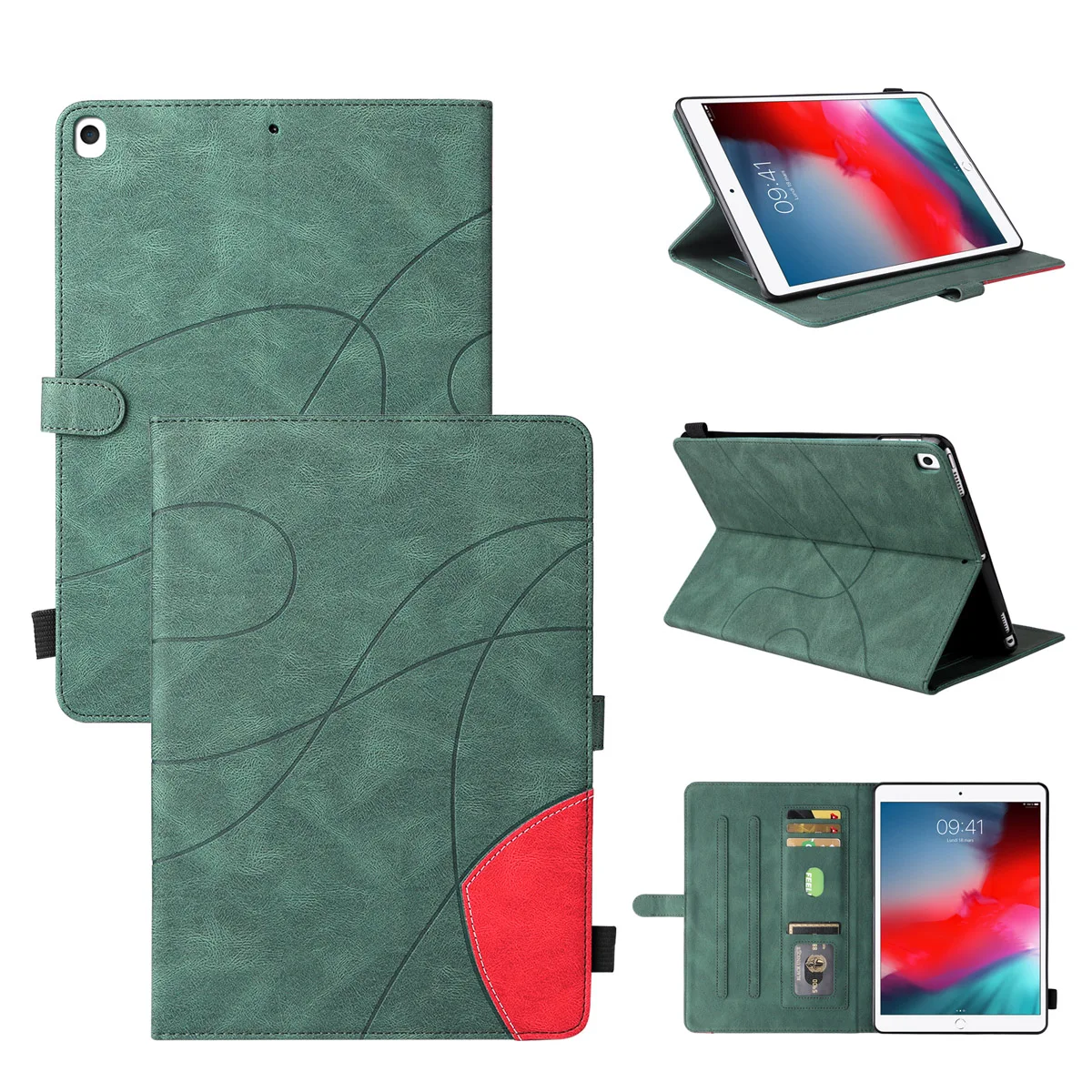 

Чехол-книжка из искусственной кожи для iPad 9, 8, 7 поколения, 10,2