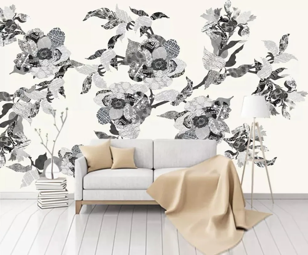 CJSIR пользовательские обои современный креативный паркет фон домашний Декор