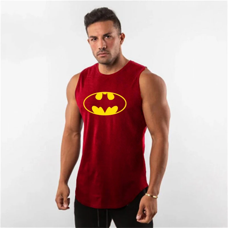 Майка мужская сетчатая для тренировок Быстросохнущий жилет фитнеса и