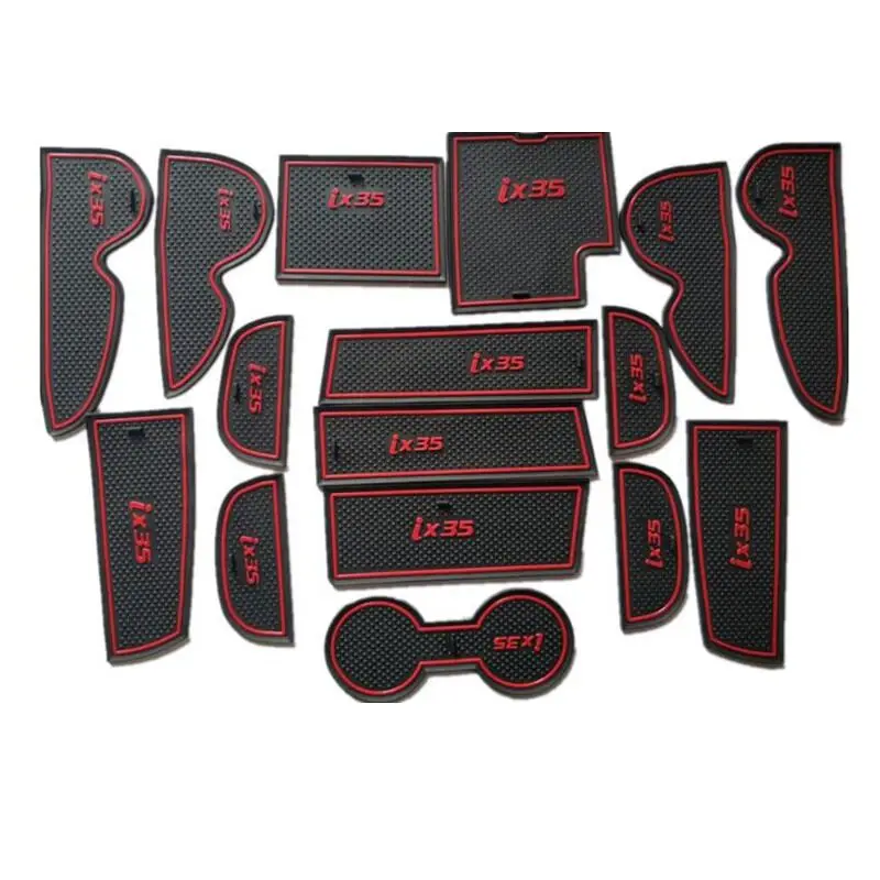 Противоскользящий коврик для автомобиля нескользящий дверных ворот Hyundai ix35 2009 2017