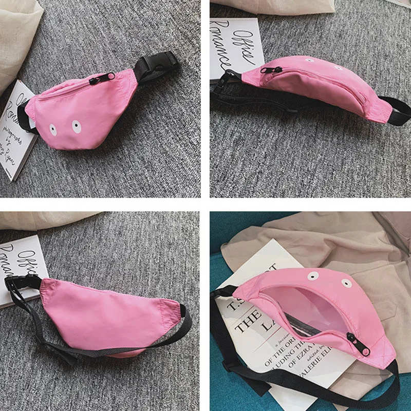 

Kids Waist Pack Cute Eyes Chest Bag Boy Girl Adjustable Fanny Belt Bags