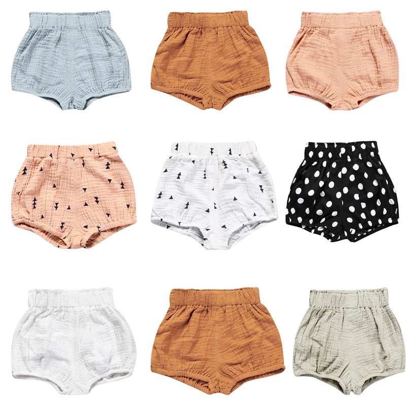 Новый 2021 штанишки для новорожденных белые розовые синие черные хлопок Болье в