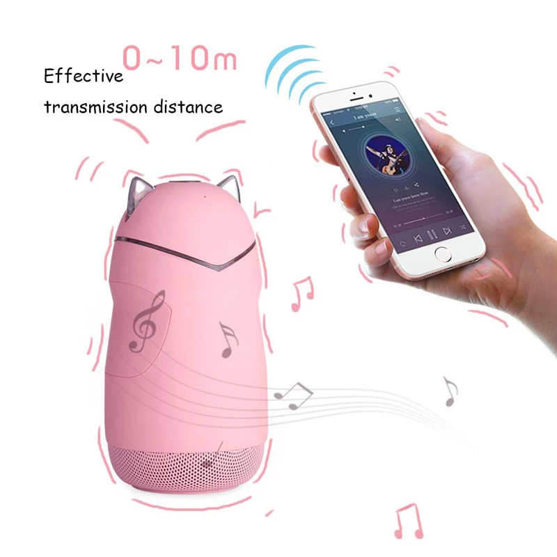 Портативный мини беспроводной Bluetooth динамик 4 2 32G в форме кошки s поддержка Handfree TF