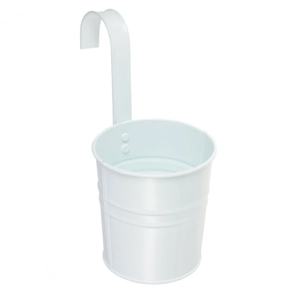 10 шт. Висячие металлические ведра балкон садовые горшки цветочные растение