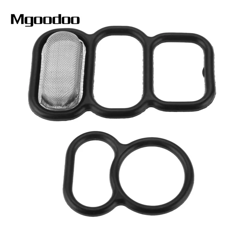 Mgoodoo 15825-P0A-015 VTEC Solenoid Gasket and VTC Filter Fit For 1994-2002 4 cylinder engines Honda accord | Автомобили и