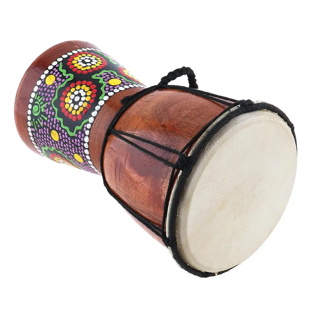 4-дюймовый Профессиональный барабан для Djembe деревянная козья кожа хороший звук