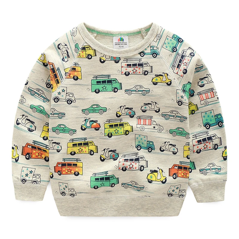 

Boys T Shirt for 2-10 Years Spring Long Sleeve Cotton Kids Boys Tops Tees Children T-Shirts Fashion Baby Bottom Shirt Tx-3933
