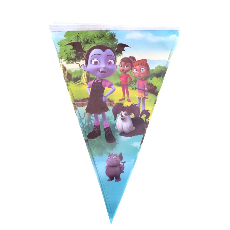 Vampire Girl Halloween Theme Birthday Party Decoration Paper Pup Plate Banners Balloon Set Baby Shower Supplies Decor | Дом и сад