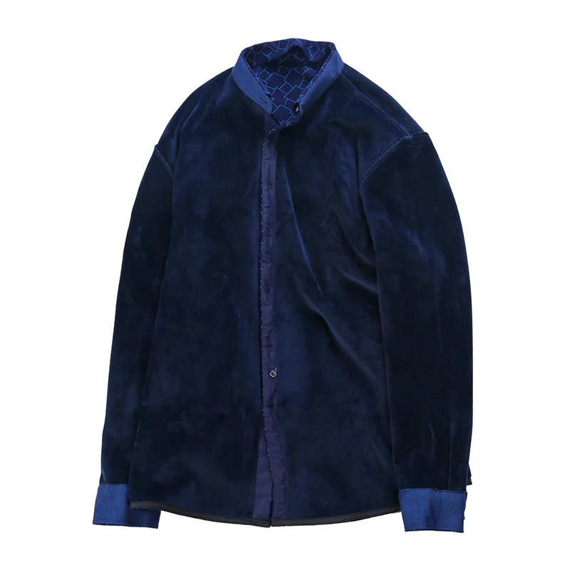 Новая зимняя сохраняющая тепло Повседневная фиолетовая кашемировая Мужская