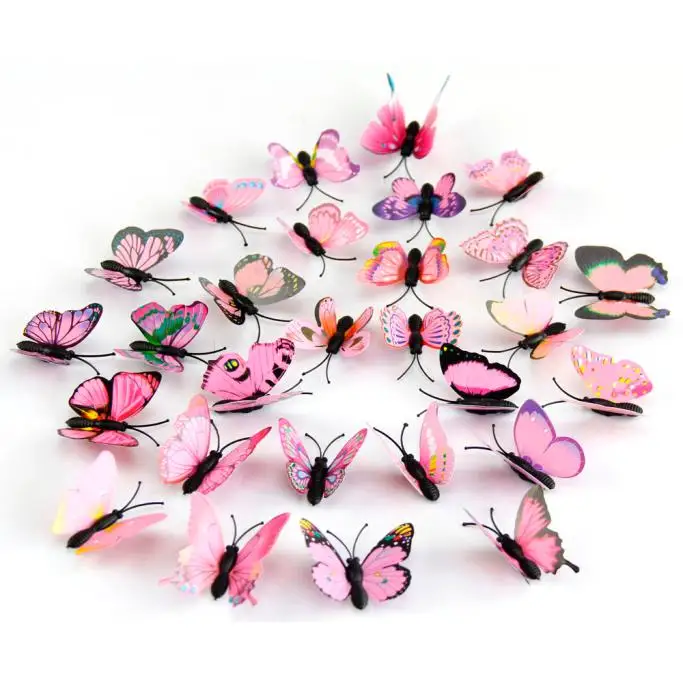 12 шт./компл. и магниты на холодильник милые бабочки магните пуговицах стикер