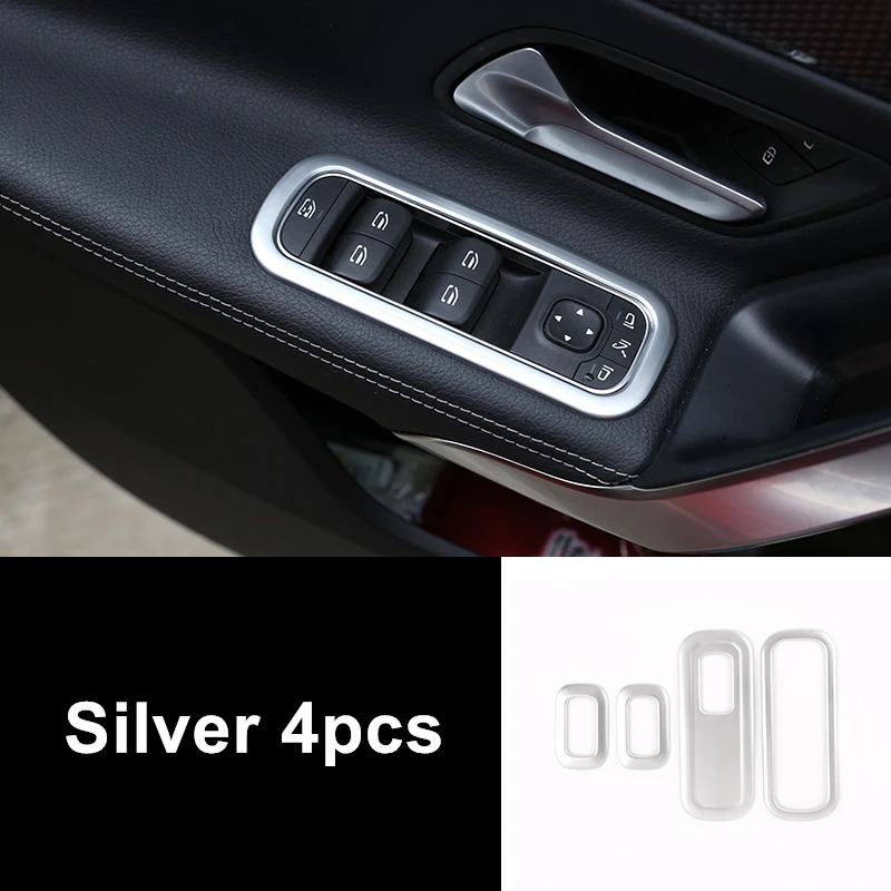 Переключатель Окна Накладка наклейки для Mercedes-Benz A-class W177 A180 A200 2019 отделка кнопки