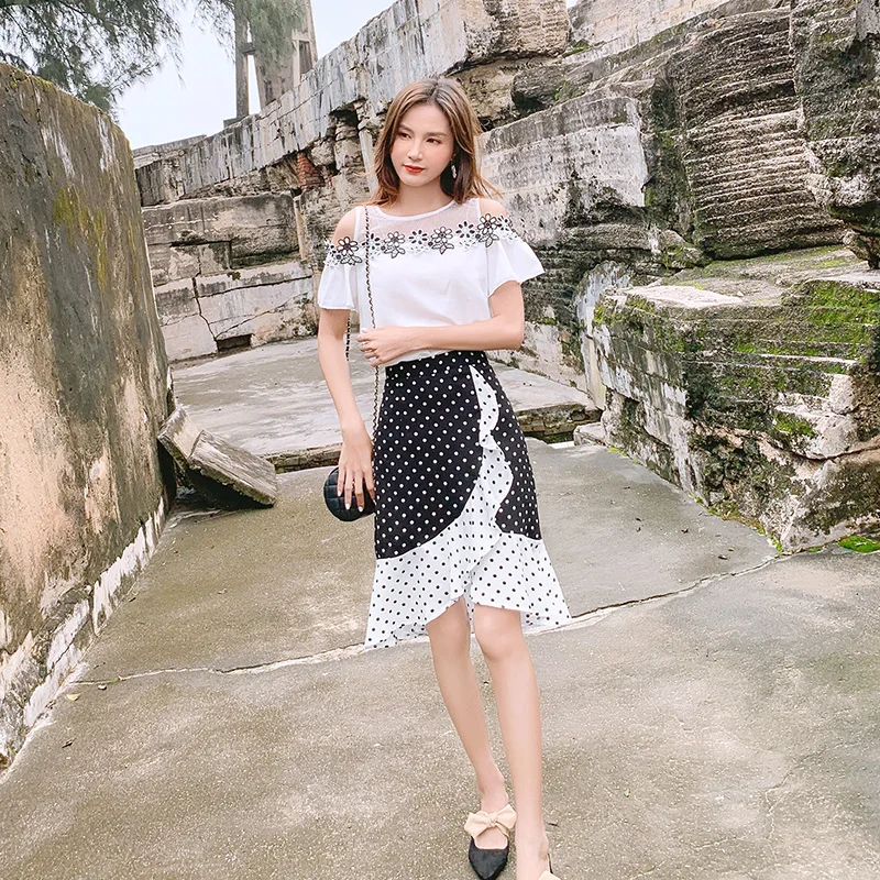 Новые летние платья 2019 года модные блестящие и облегающие комплект из двух