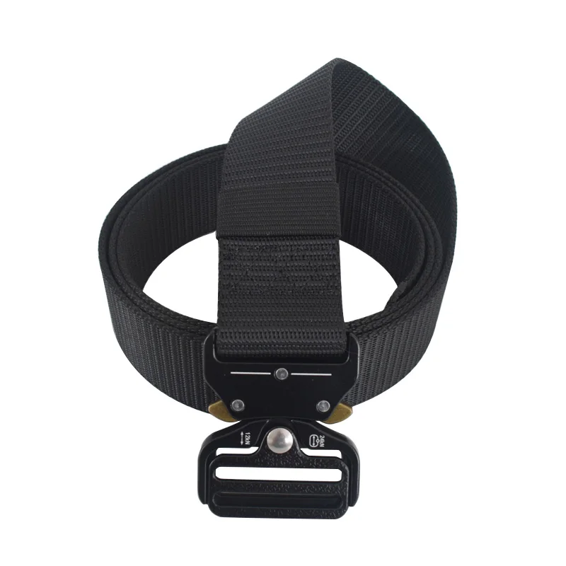 Военный Тактический нейлоновый ремень с металлической пряжкой Регулируемый