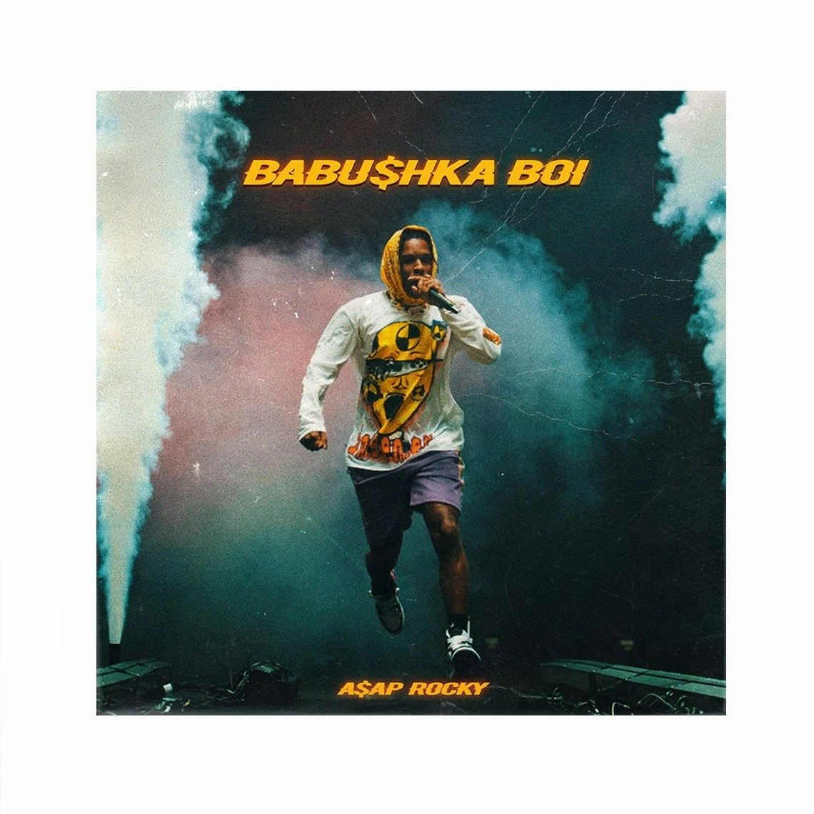 ASAP Rocky BABUSHKA BOI музыкальный альбом постер рэп звезда поп-певец домашняя настенная