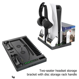 Image 1 - Подставка для игровой консоли, охлаждающая док станция для PS5, держатель для джойстика диска, игровые аксессуары, держатель для Sony Playstation 5
