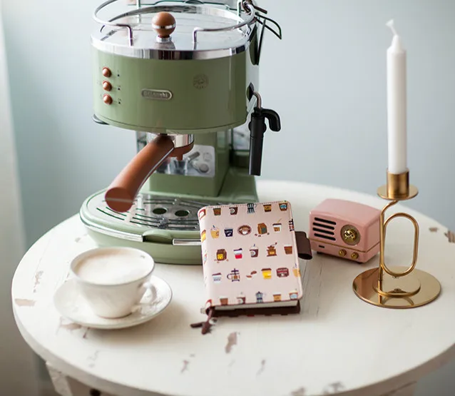 My Coffee Times Cute A6 Journal Cover For Standard Fitted Paper Book 12*16 5 см|Записные книжки| |