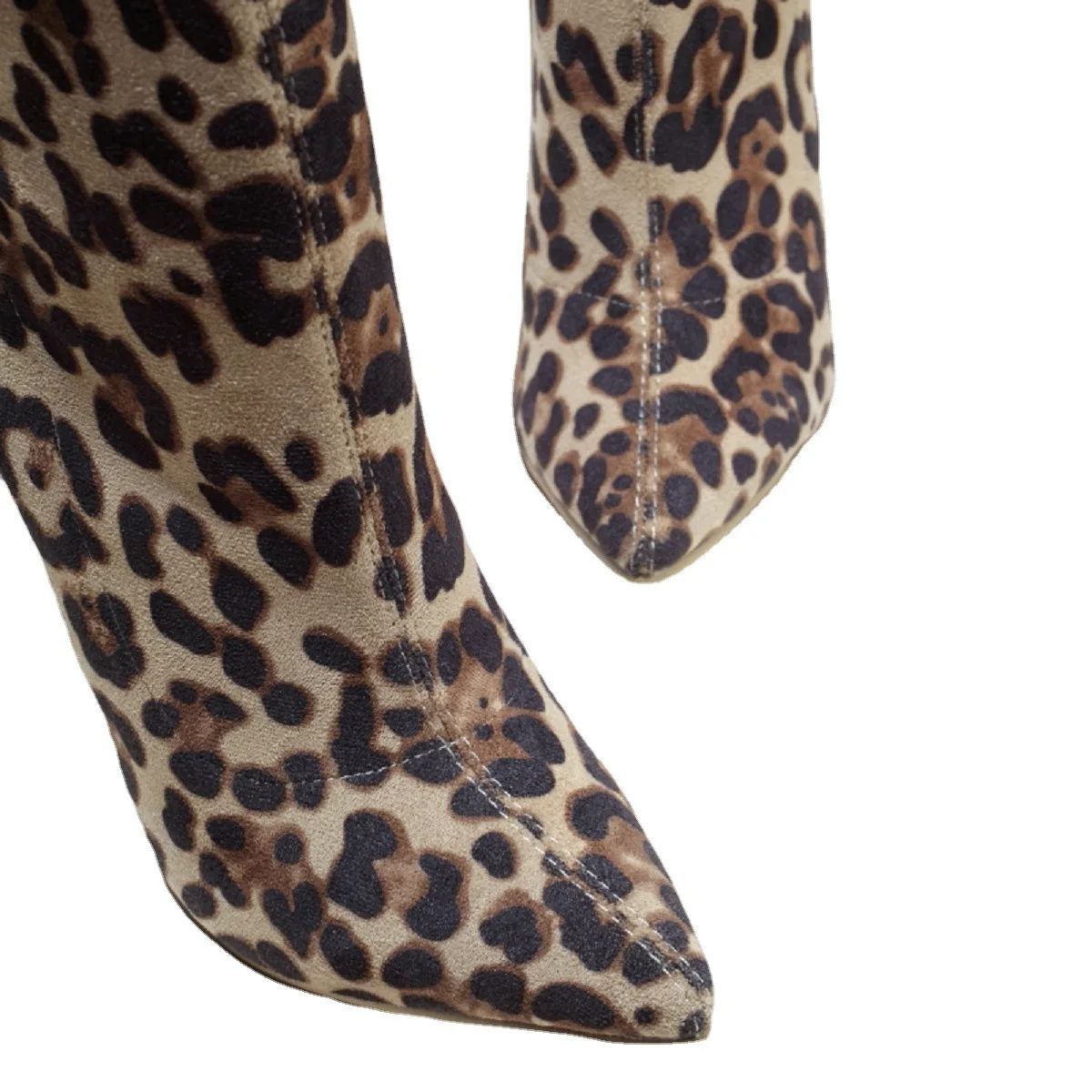 

Зимние ботинки, женская обувь, роскошные дизайнерские ботинки, женские Модные осенние леопардовые чулки, модель 2021 года