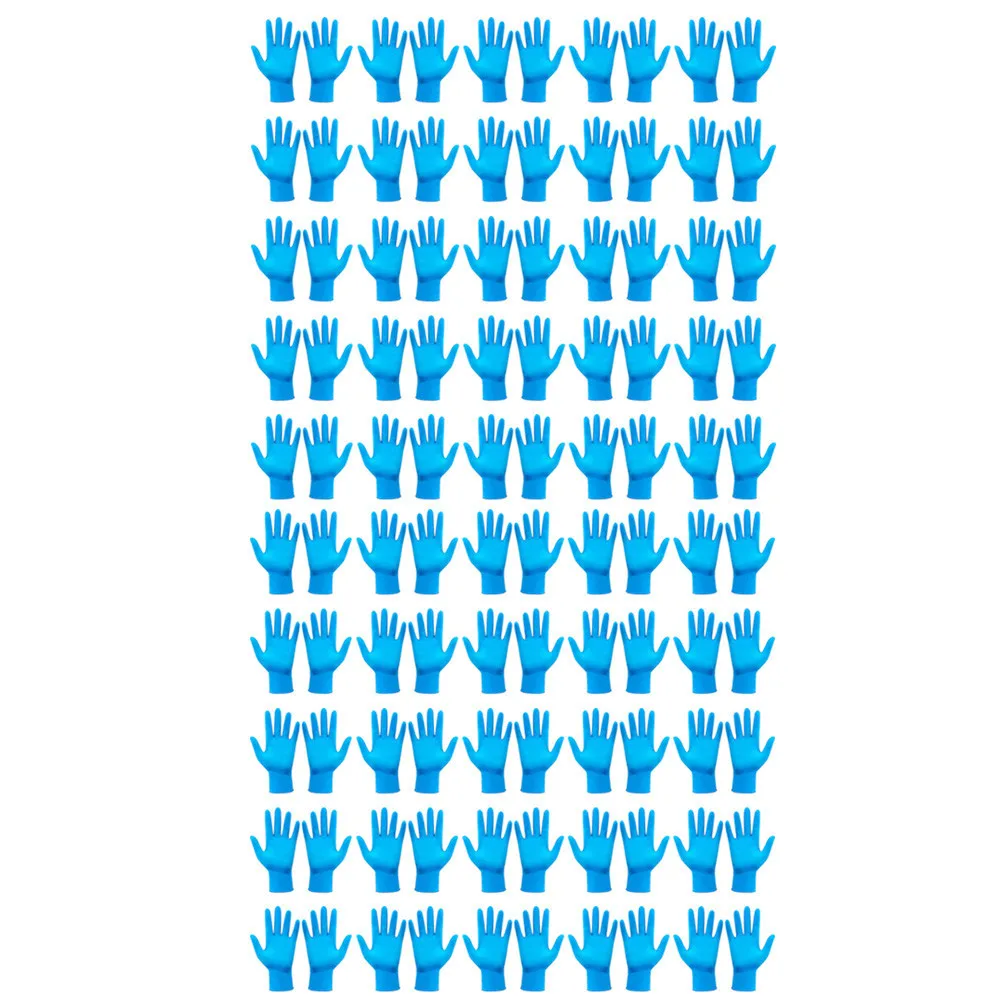 

100pc Disposable durable Transparent pvc Gloves Home Hygiene garden barbecue Gloves Kitchen accessories #MA26