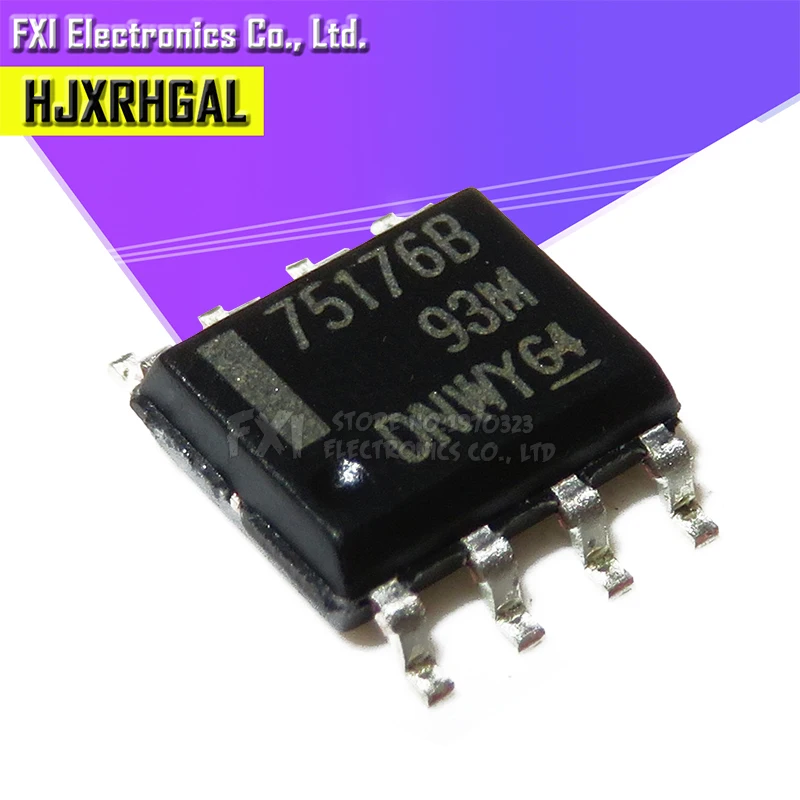 

10 шт. SN75176BDR SN75176B SOP8 SOP SN75176 SMD 751 новый оригинальный