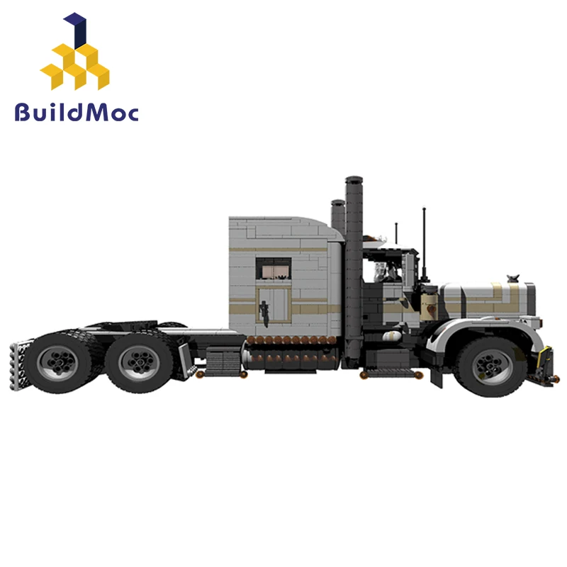 MOC 6138 High-tech Engineering Dump Truck Building Blocks Vehicle Car Bricks Set Educational DIY Toys for Children Boys Gift