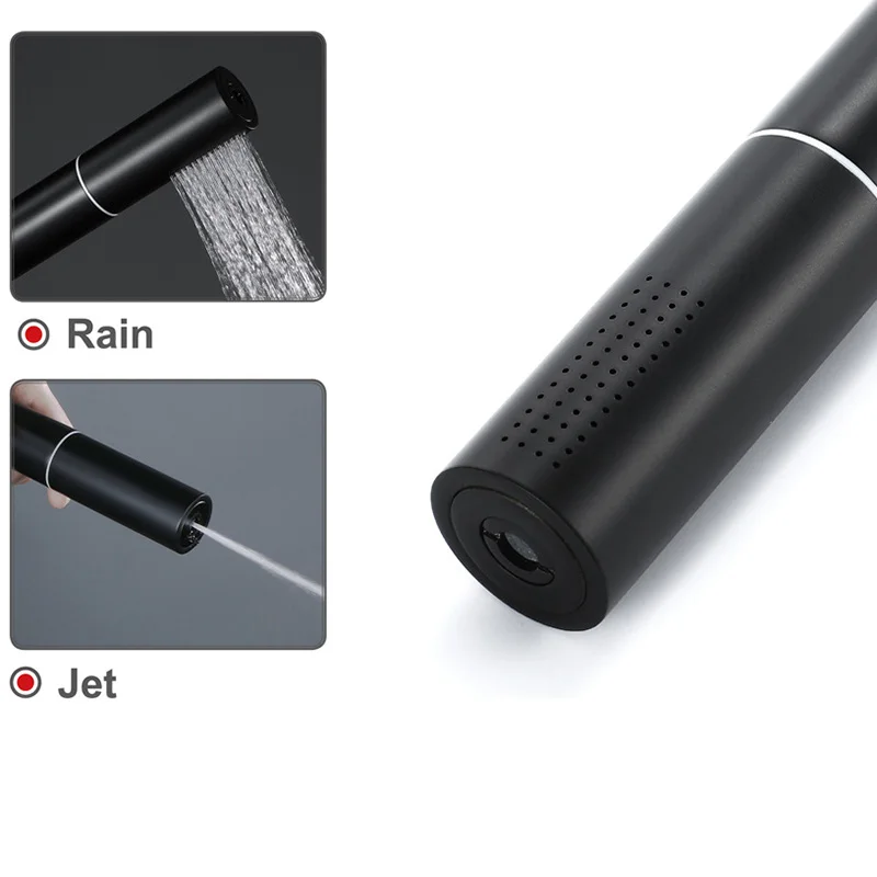 

Brass Hand Shower Head with Switch Pressure Rain and Supercharged Bathroom Detachable Washable Shower Head