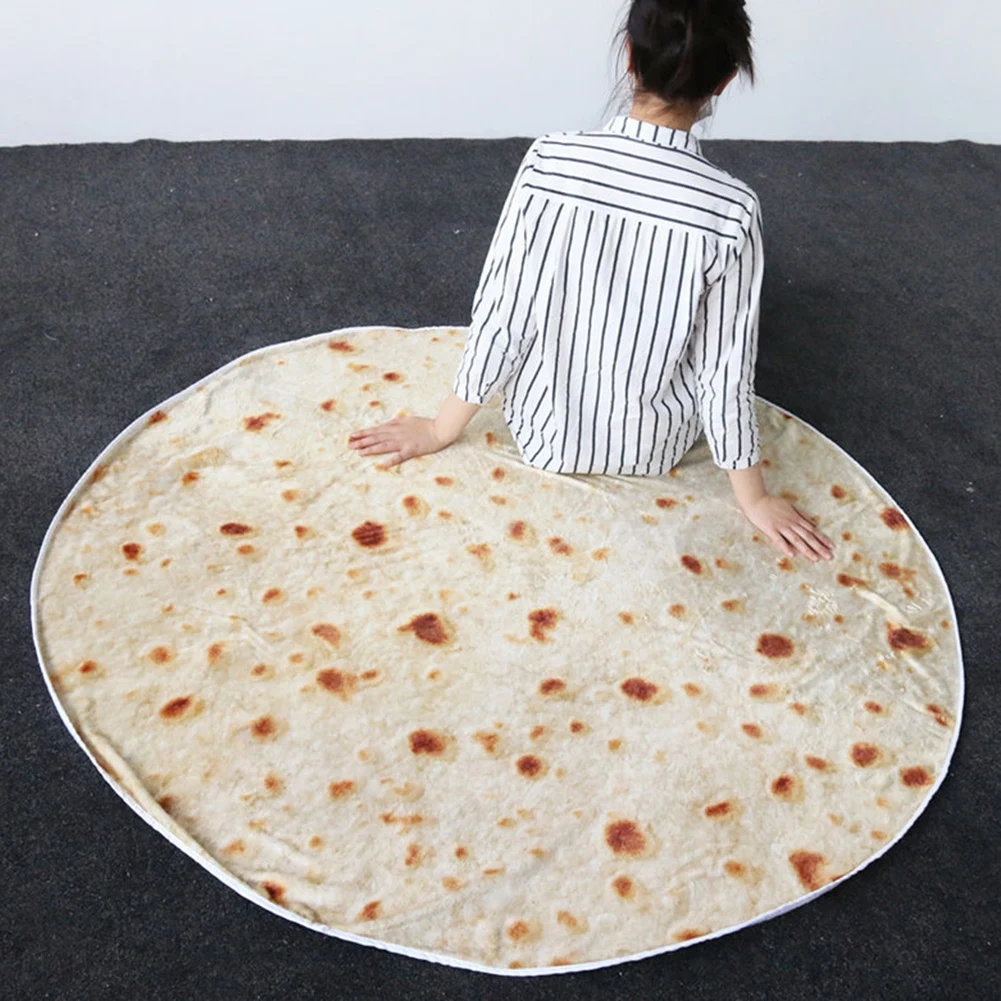 Кукурузное тортильское одеяло Pita Lavash мягкое покрывало для кровати флисовое
