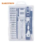 Набор многофункциональных прецизионных отверток KAKEYRUN 52 в 1 для ноутбуков, смартфонов, часов, электронных инструмент для демонтажа и ремонта