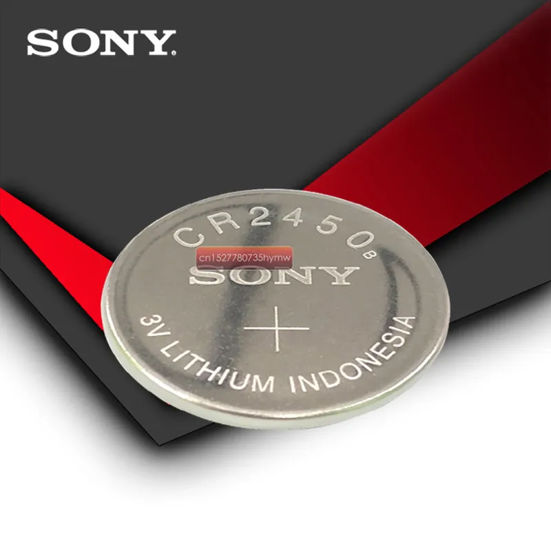 100 шт. Sony 100% оригинал CR2450 CR 2450 3 В литиевая монета часы брелоки батареи для swatch LEXUS Car