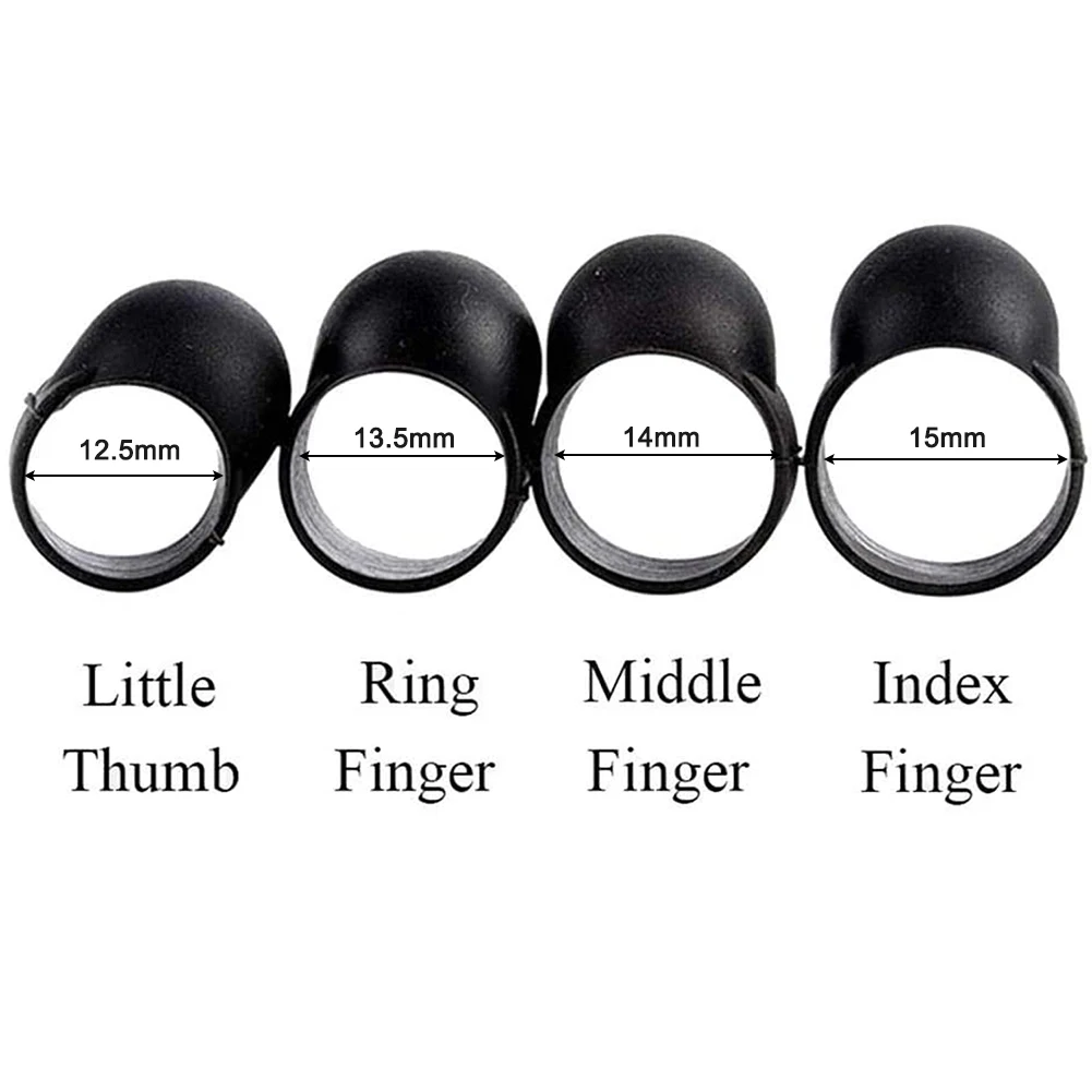 4 шт. Сталь язык барабан палец Picks силиконовой резины стучит рукава Handpan PlayPercussion