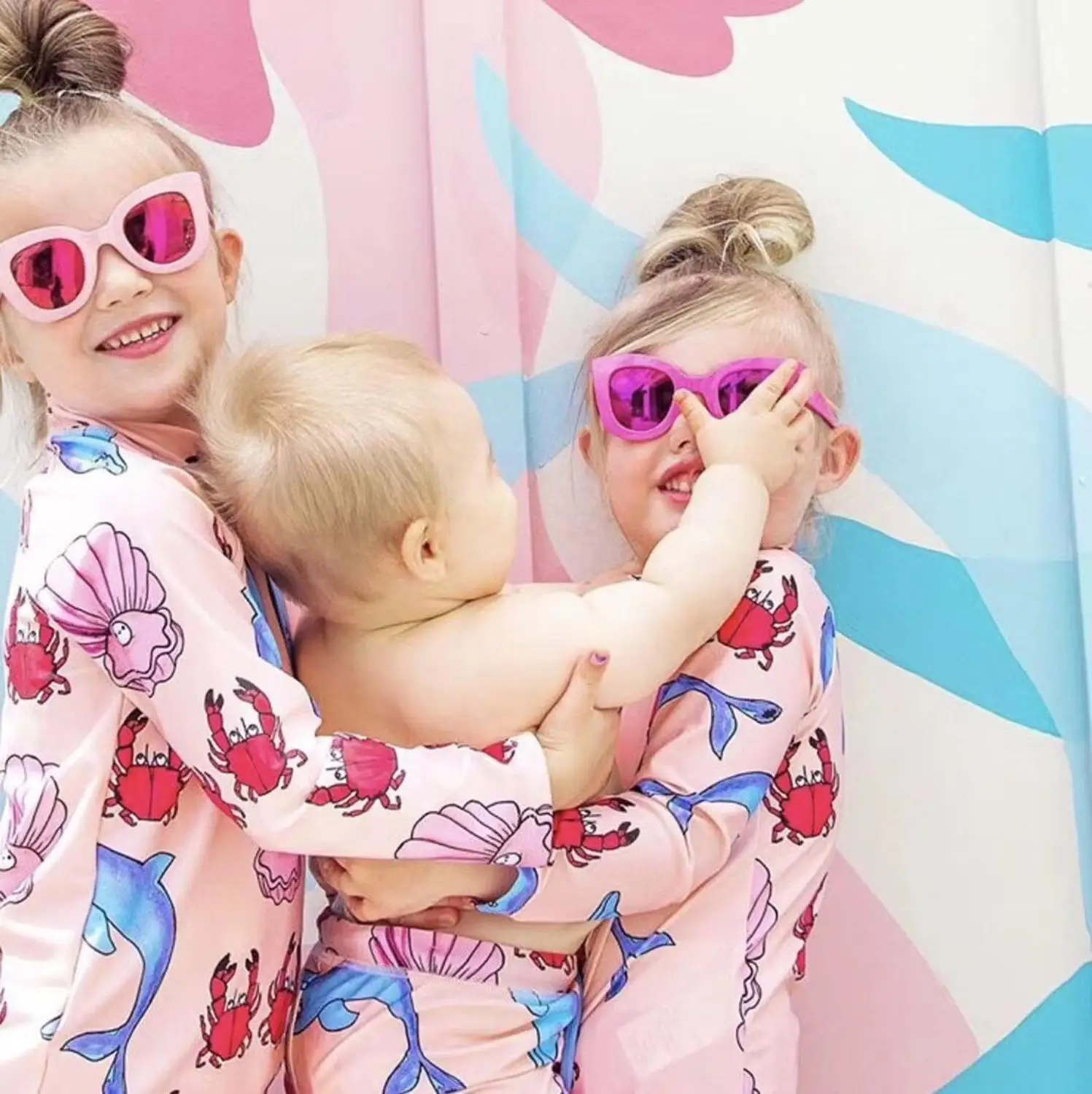 Детские купальники 2021 летние бикини для маленьких девочек купальник с