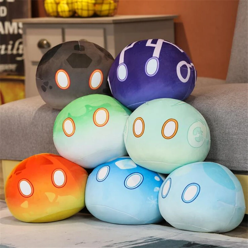 Игра Genshin Impact Slime тема милые плюшевые куклы Keli Dango Бросьте горсть подушки игрушки