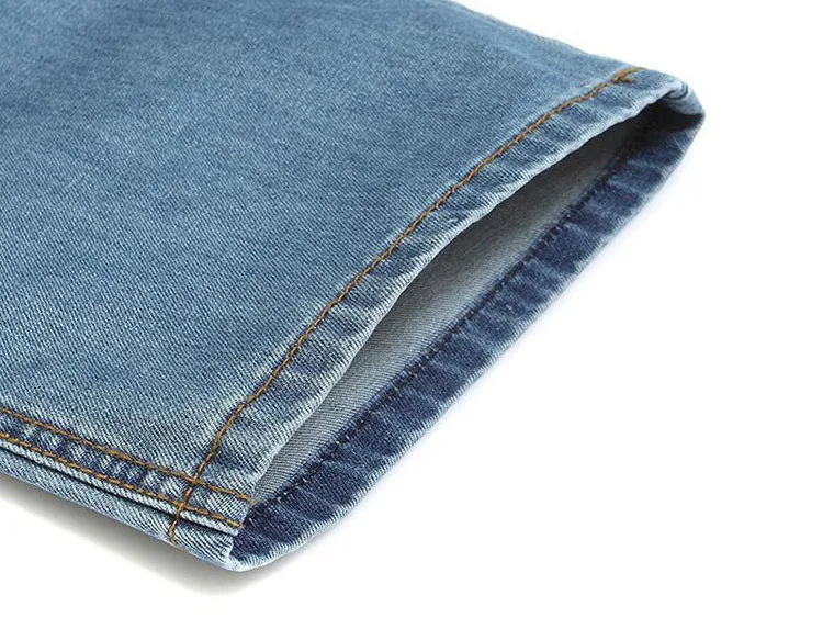 Джинсы мужские свободного покроя с большими карманами модные повседневные